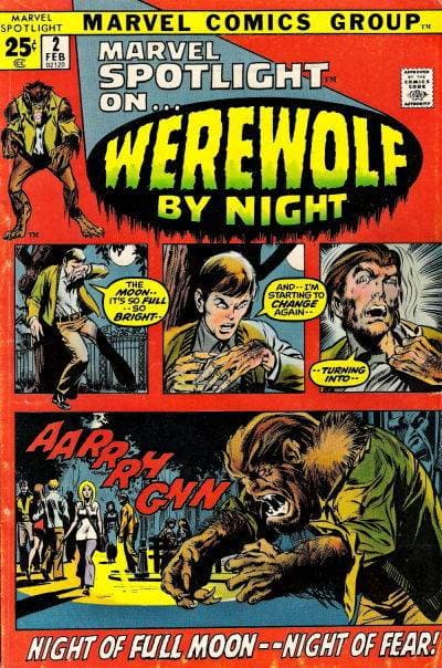 Werewolf By Night — first appearance cover