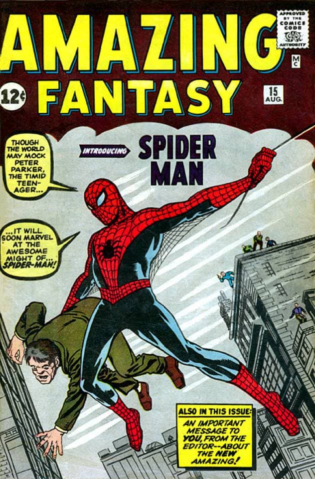 Spider-Man — first appearance cover