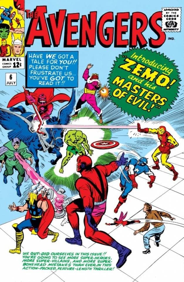 Baron Heinrich Zemo — first appearance cover