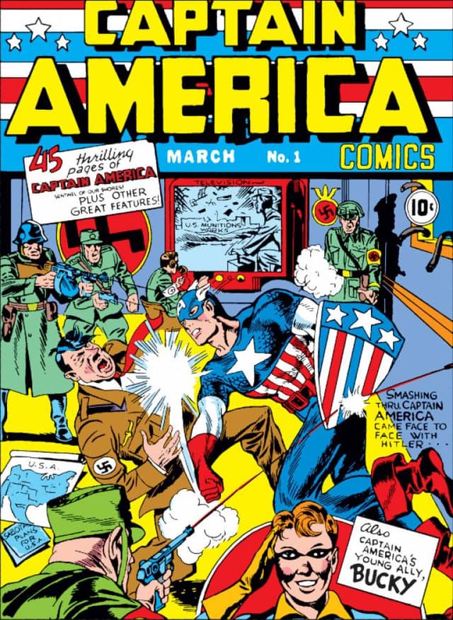 Captain America — first appearance cover