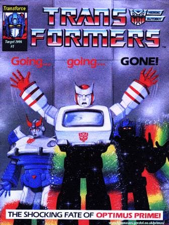 Rodimus Prime — first appearance cover