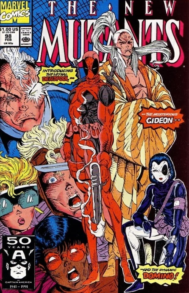 Deadpool — first appearance cover