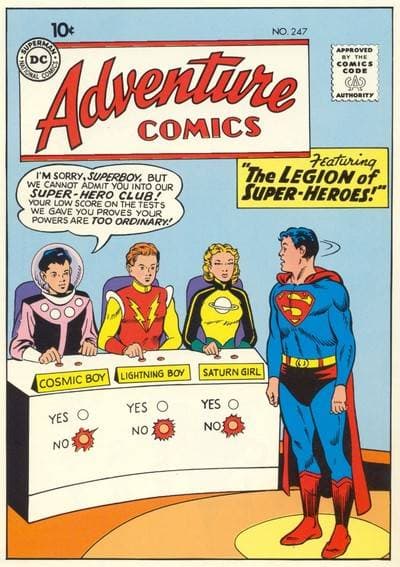 Cosmic Boy — first appearance cover