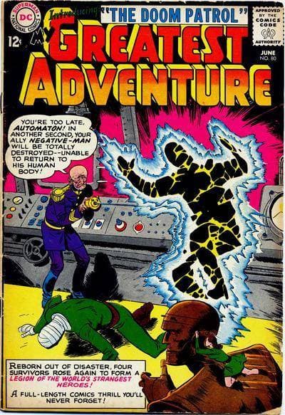 Negative Man — first appearance cover