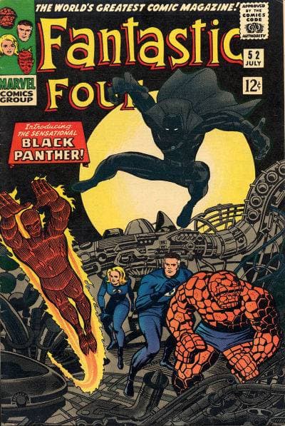 Black Panther — first appearance cover