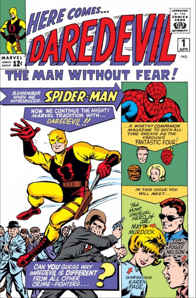 Daredevil — first appearance cover