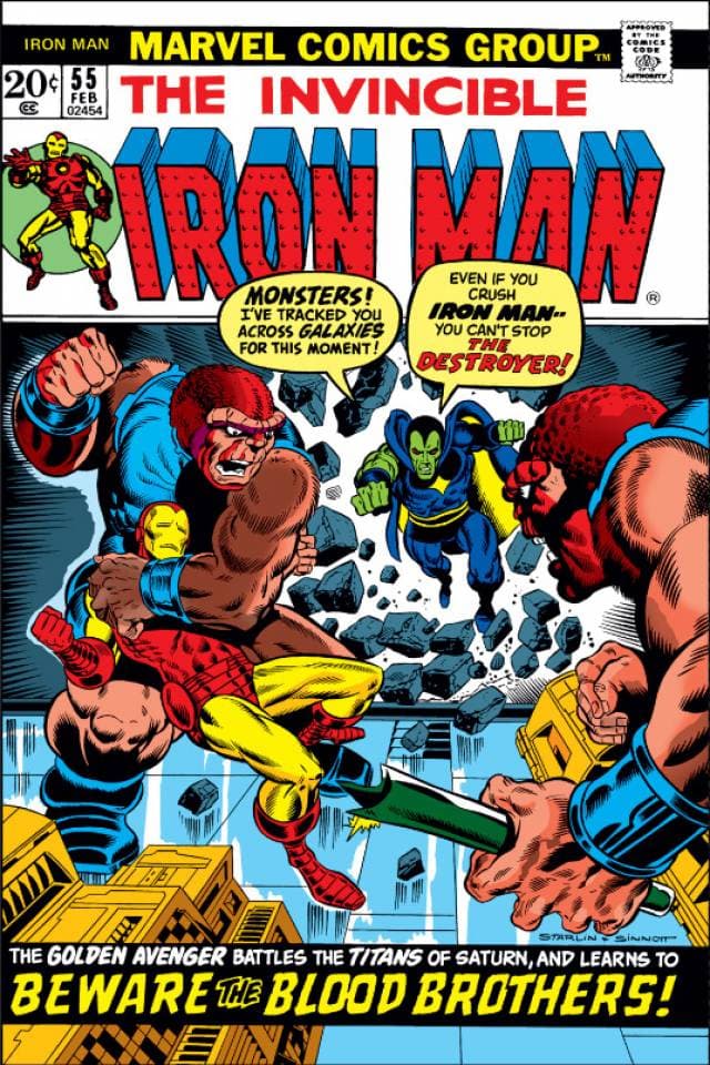 Thanos — first appearance cover
