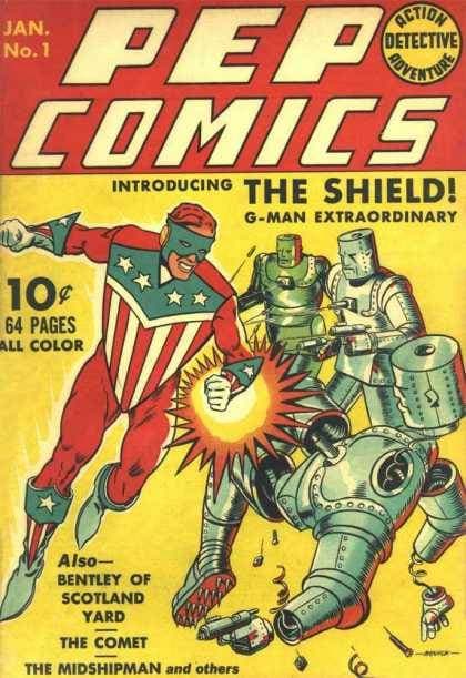 The Shield — first appearance cover