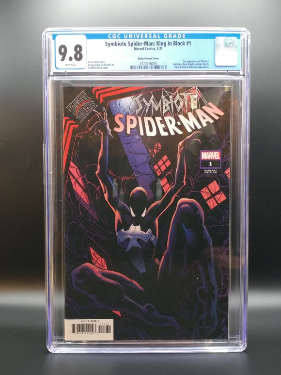 Symbiote Spider-Man: King in Black #1 (Shaw Variant Cover), CGC 9.8