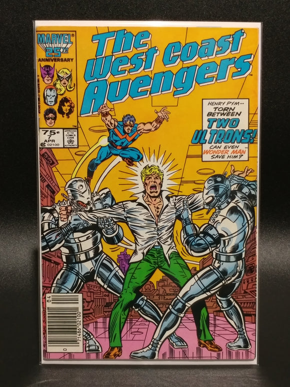 The West Coast Avengers #7,11,24 (Newsstand editions)