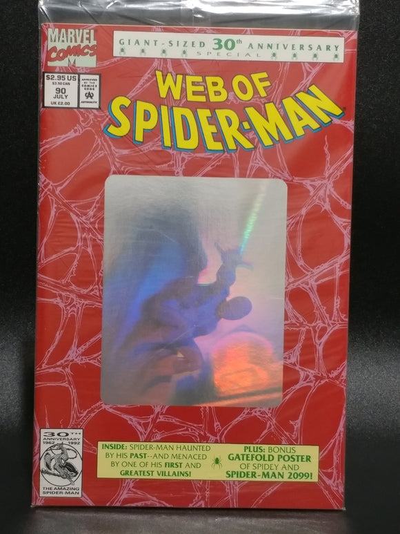 Web of Spider-man #90, Hologram cover