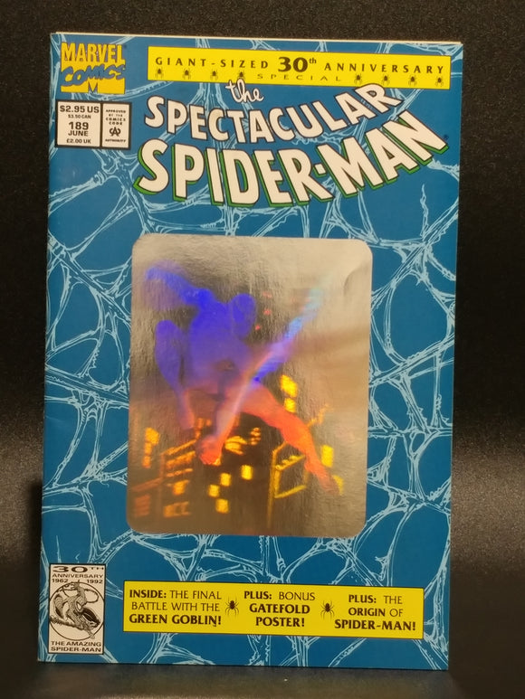 The Spectacular Spider-man #189, Hologram cover