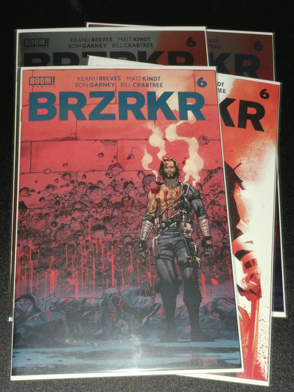 BRZRKR #6, Covers A-D